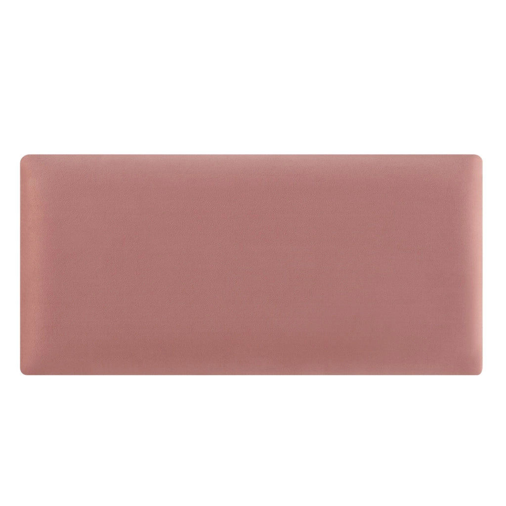 Set di 3 cuscini da parete in velluto 60 x 30 cm rosa 03_0010626