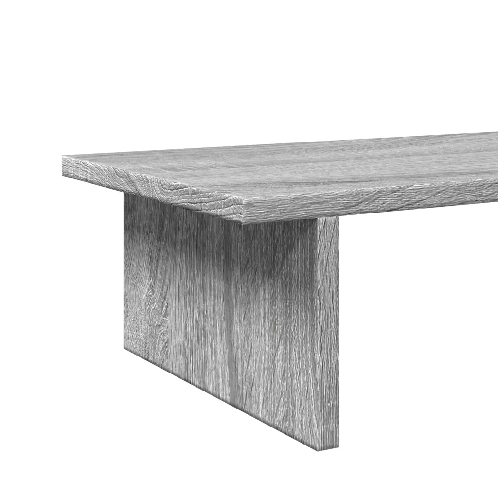 Supporto per Monitor Grigio Sonoma 100x27x15 cm in Truciolato