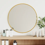 Specchio da Parete Dorato Ã˜ 40 cm Rotondocod mxl 71553