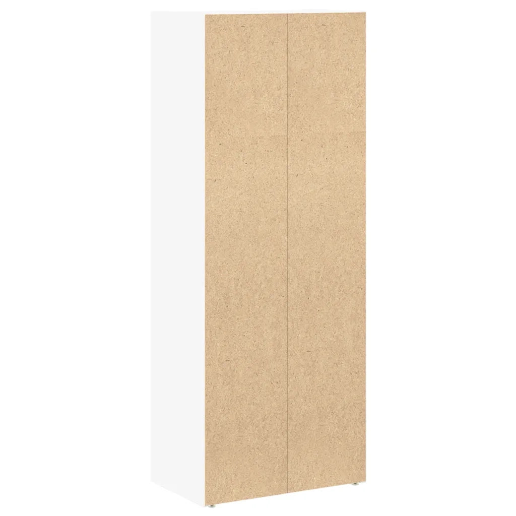 Libreria Bianca 40x24x102 cm in Legno Multistrato 860373