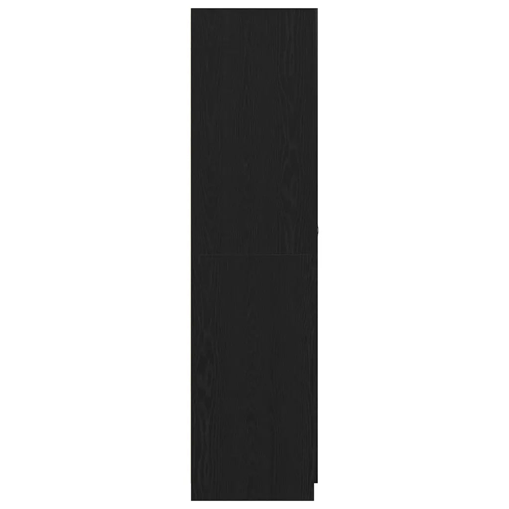 Guardaroba Rovere Nero 90 x 52 x 200 cm Legno multistrato 862436