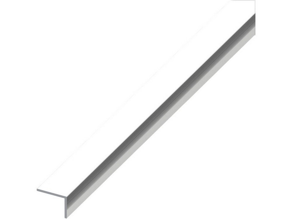 5pz profilo angolare alluminio (lati disuguali) argento cromato mm. 15x10x1 mt. cod:ferx.vit53665