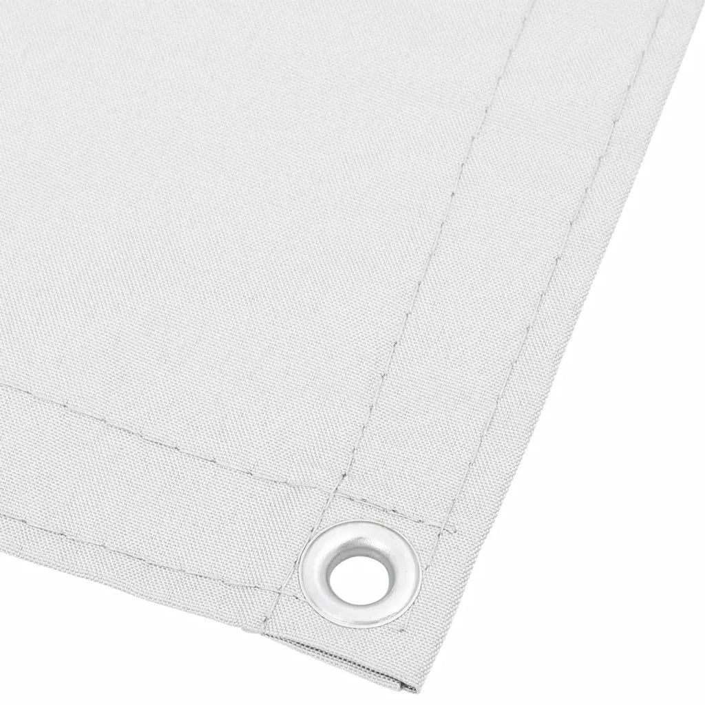 Paravento da Balcone Bianco 90x800 cm 100% Poliestere Oxford 4000096