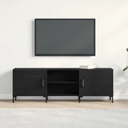 Set mobile TV-Credenza per TV Rovere Nero 150 x 30 x 50 cm Legno multistrato 622803
