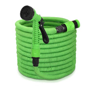 Tubo per Acqua estensibile fino a 15 metri da giardino lavare auto con pistola doccia a 7 getti