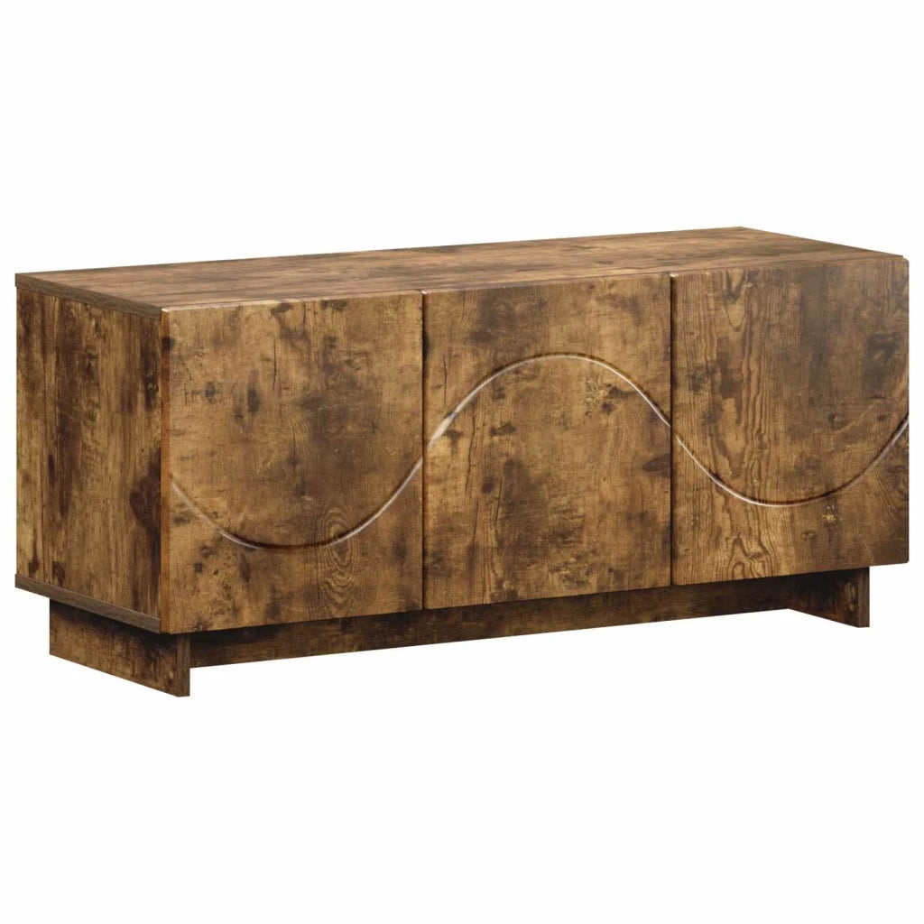 Supporto TV 90 x 34.5 x 40 cm Rovere Fumo Legno ingegnerizzato 8011572