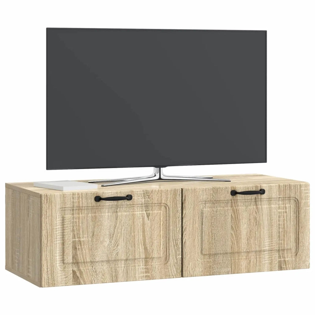 Mobile Porta TV da Muro Rovere Sonoma 98 x 41 x 30 cm 899377