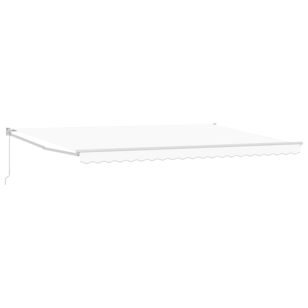Tenda Retrattile Manuale Bianca 500x300 cm