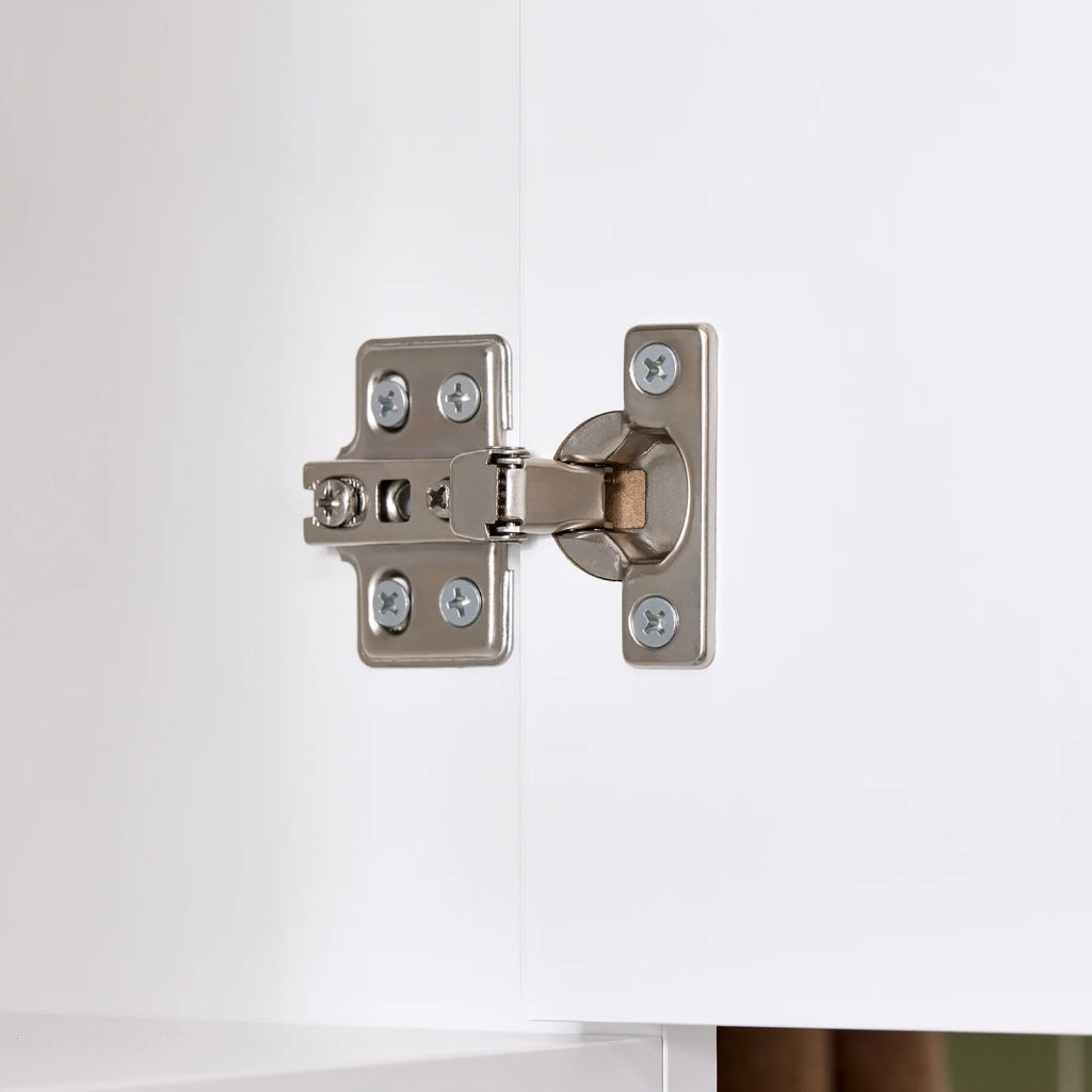 Scaffale per bagno con armadio Mensole bagno Armadio per lavatrice Armadio sovrastruttura Bianco 65x20x182cm BZR165-W