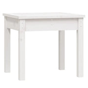 Panca da giardino mobili da esterno per patio terrazza bianca 50 x 44 x 45 cm legno di pino massiccio 02_0011653