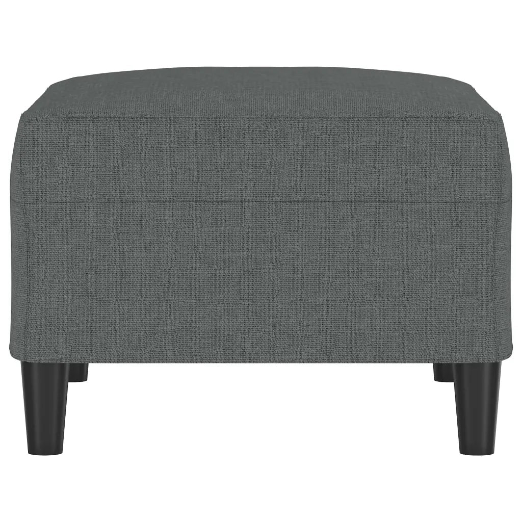 Poggiapiedi Grigio Scuro 70x55x41 cm in Tessuto cod mxl 73614