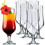 Bicchieri KADAX per bevande, cocktail, bibite, birra, acqua, 370 ml, set da 6