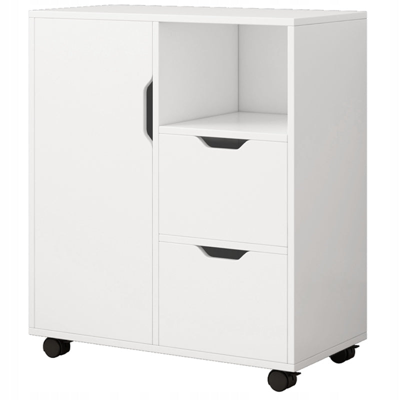 Armadio verticale, supporto per stampante, tavolino, scaffale moderno, 3 ripiani, 60 cm