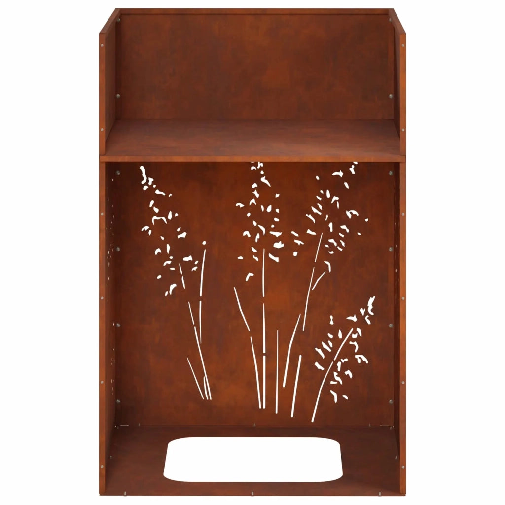 Vaso da giardino 2 pz Ruggine 50 x 50 x 75 cm Acciaio Corten 8005777