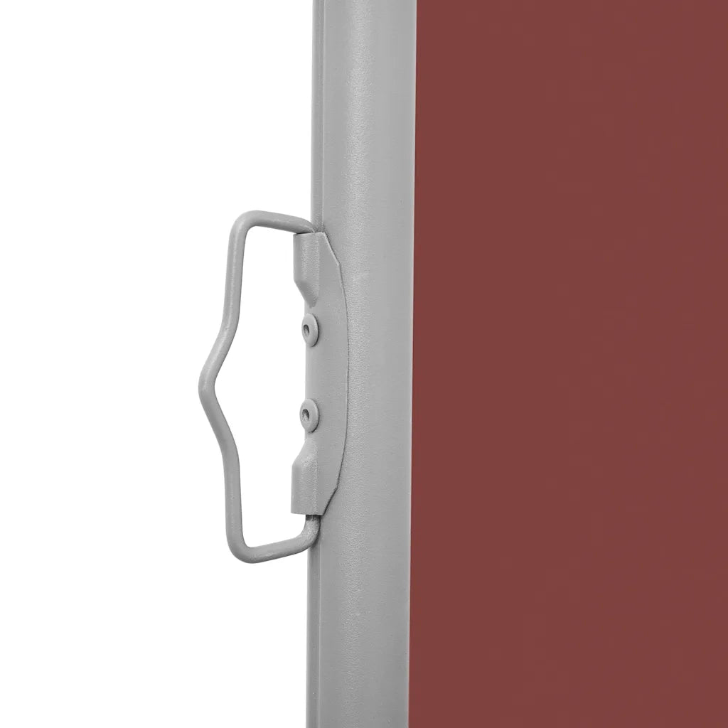 Tenda da Sole Laterale Retrattile Marrone 100x600 cm