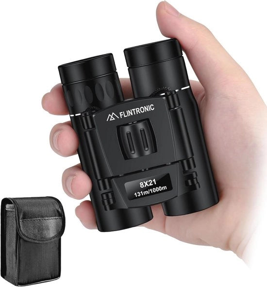 Telescopio 8x21 HD Mini Portatile - Impermeabile, Compattabile e Facile da Trasportare per Adulti e Bambini