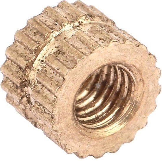 Cilindri con Mostroni a Rilievo - 50 Pezzi - Mandrino Interno Circolare - M3 - Muffa Incorporata - Set di Kit Assortito.