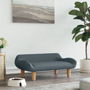 Lettino per Cani Grigio Scuro 70x40x24 cm in Tessutocod mxl 95241