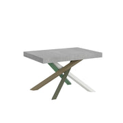 Tavolo allungabile 90x120/224 cm Volantis telaio gambe 4 colori (A) - Cemento