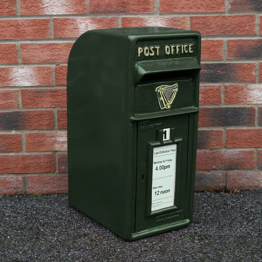 Cassetta Postale per le Lettere in Stile Britannico Inglese in Ghisa da Esterno Bocchetta Lettere Standard UK - Bianco