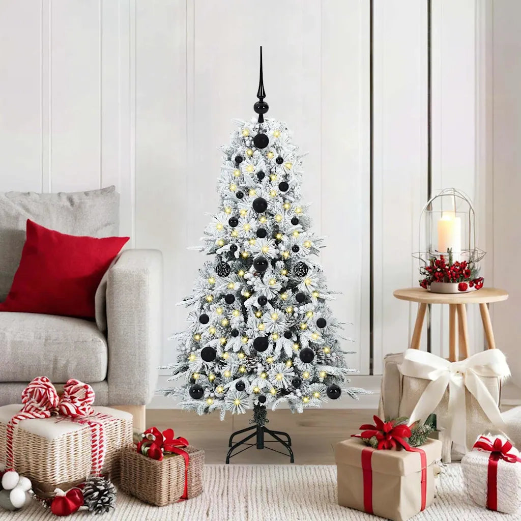 Albero di Natale Artificiale con Rami Pieghevoli Bianco 120 cm 3397459