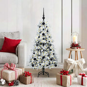 Albero di Natale Artificiale con Rami Pieghevoli Bianco 120 cm 3397459