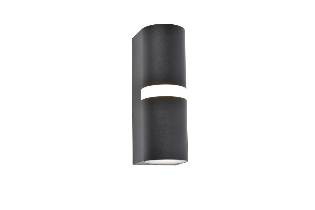 Applique esterna MIKA 1xGU10 nera alluminio IP54 Lutec
