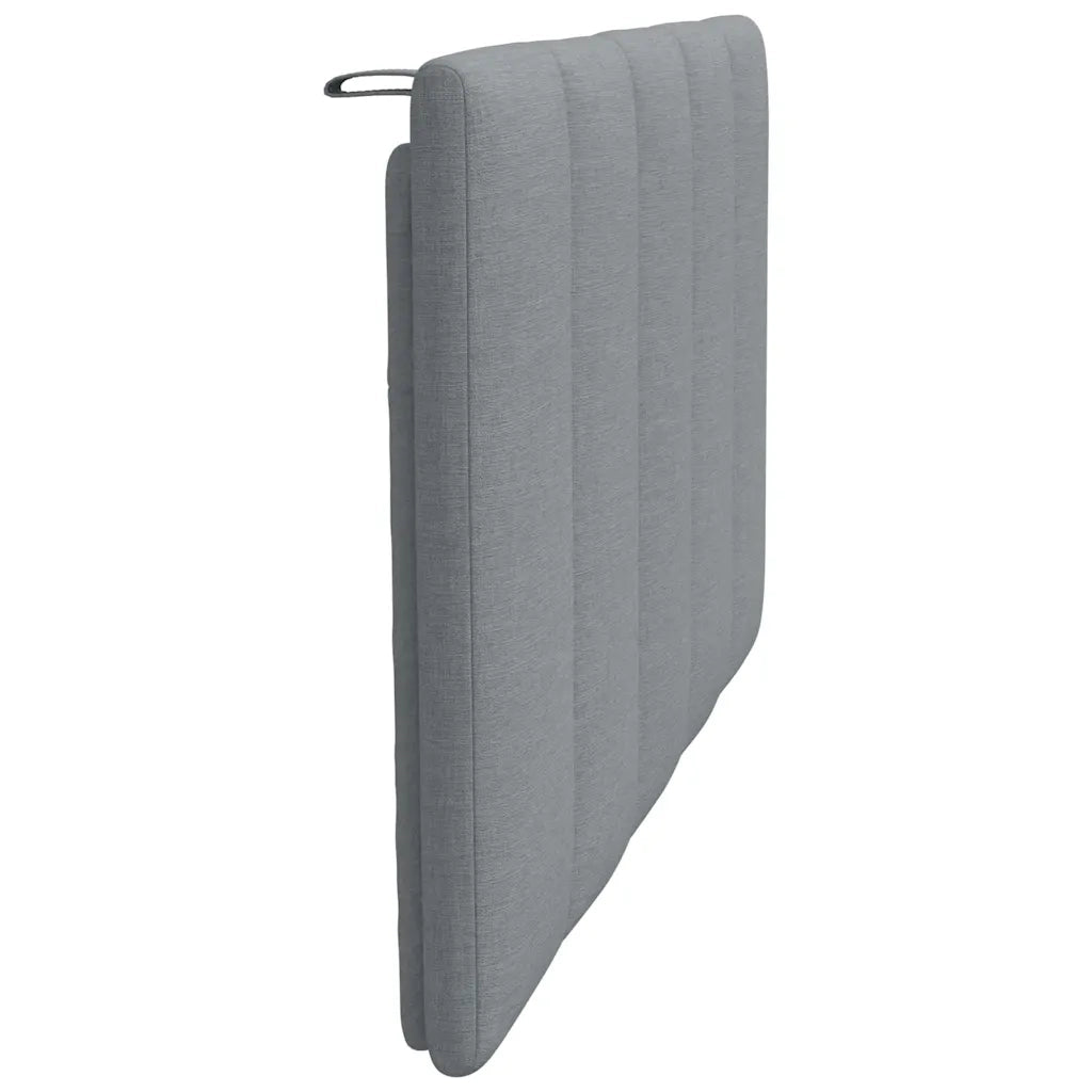 Cuscino Testiera Hanko Grigio Chiaro 90 cm in Tessuto CFW7223669