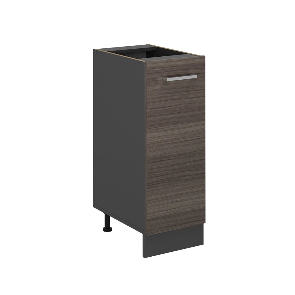 Armadio cucina dispensa alto R-Line Grigio nobile/Antracite 30 cm senza piano di lavoro Vicco
