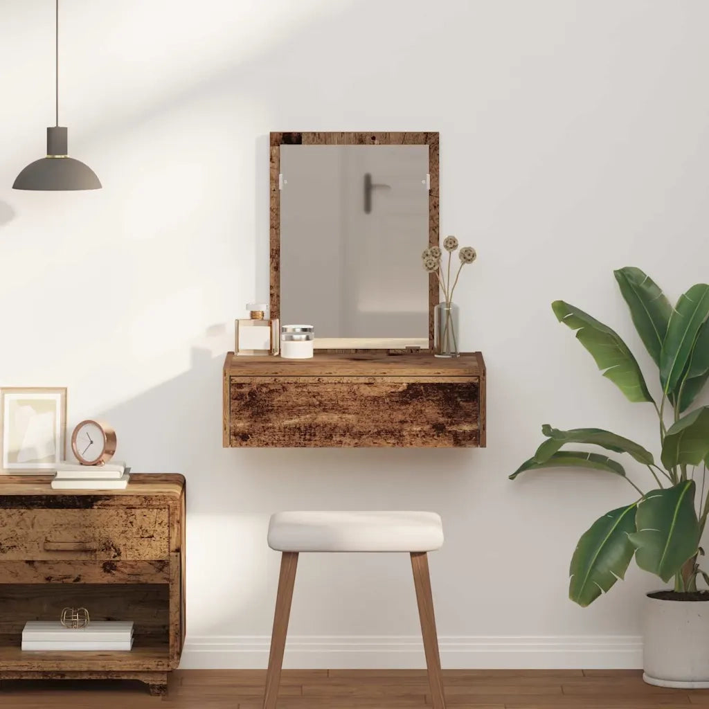 Toeletta | Tavolo da Trucco Marrone 60 x 40 x 70 cm Legno multistrato