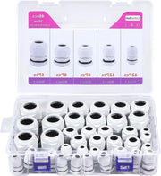 46 pezzi di cavo attraverso acqua stagna M12 M16 M20 M25 M32 set di supporti per cavi di diverse misure