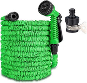 Serpentino Flessibile 30 Metri - Irrigatore da Giardino Estensibile - Multifunzionale - Verde