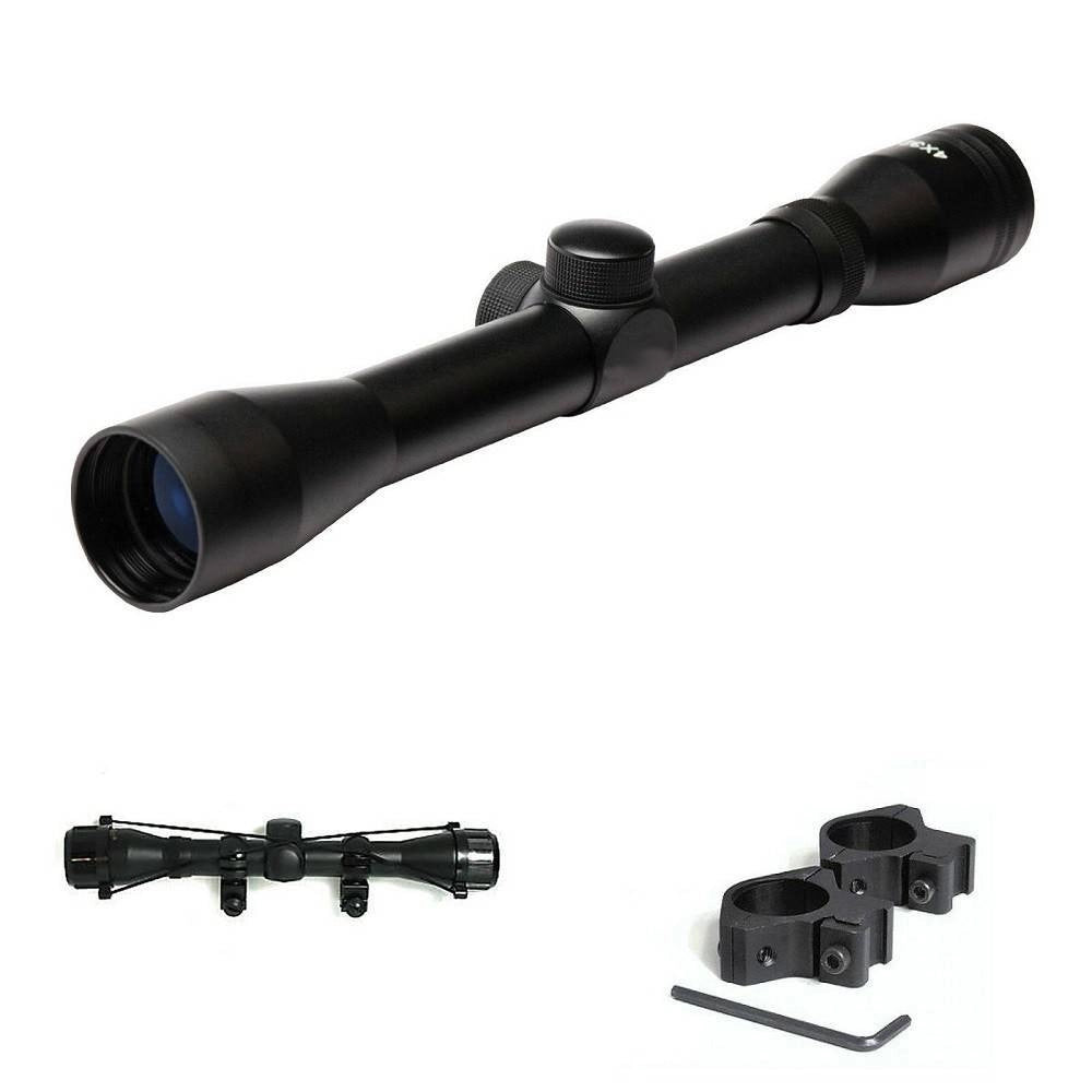 Trade Shop - Mirino Ottico Di Precisione Per Fucile Carabina Reticolo A Croce Softair 4x32 -