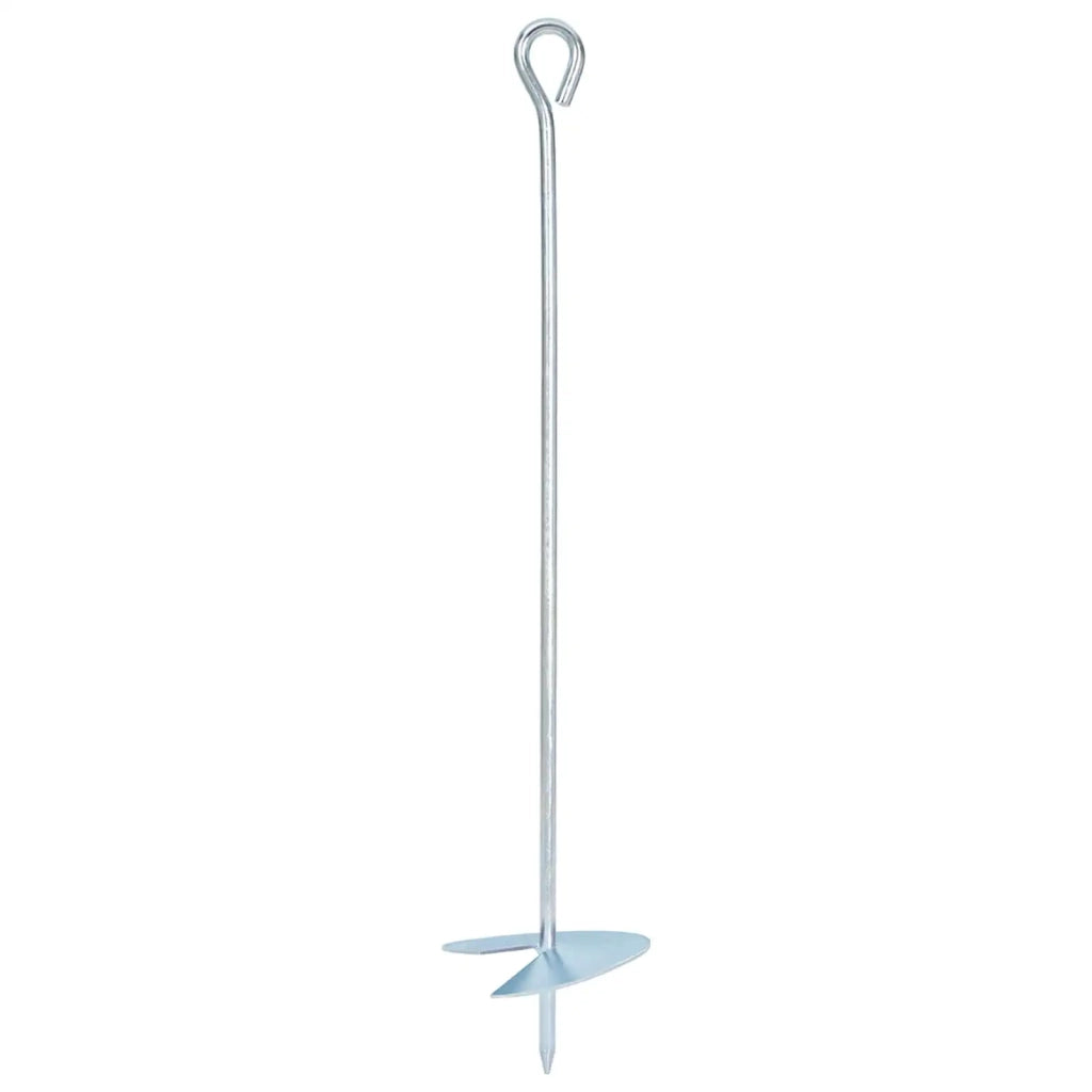 Ancora per Terra 4 pcs Argento Ø10 x 50 cm Metallo Galvanizzato