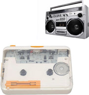 Convertitore USB per cassette - Riproduttore di cassette con lettore di musica MP3 - Altoparlante wireless plug-and-play per PC e iPod