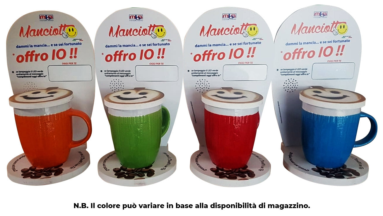 Manciotto Tazza in Porcellana per Mance Bar Ristoranti MBS