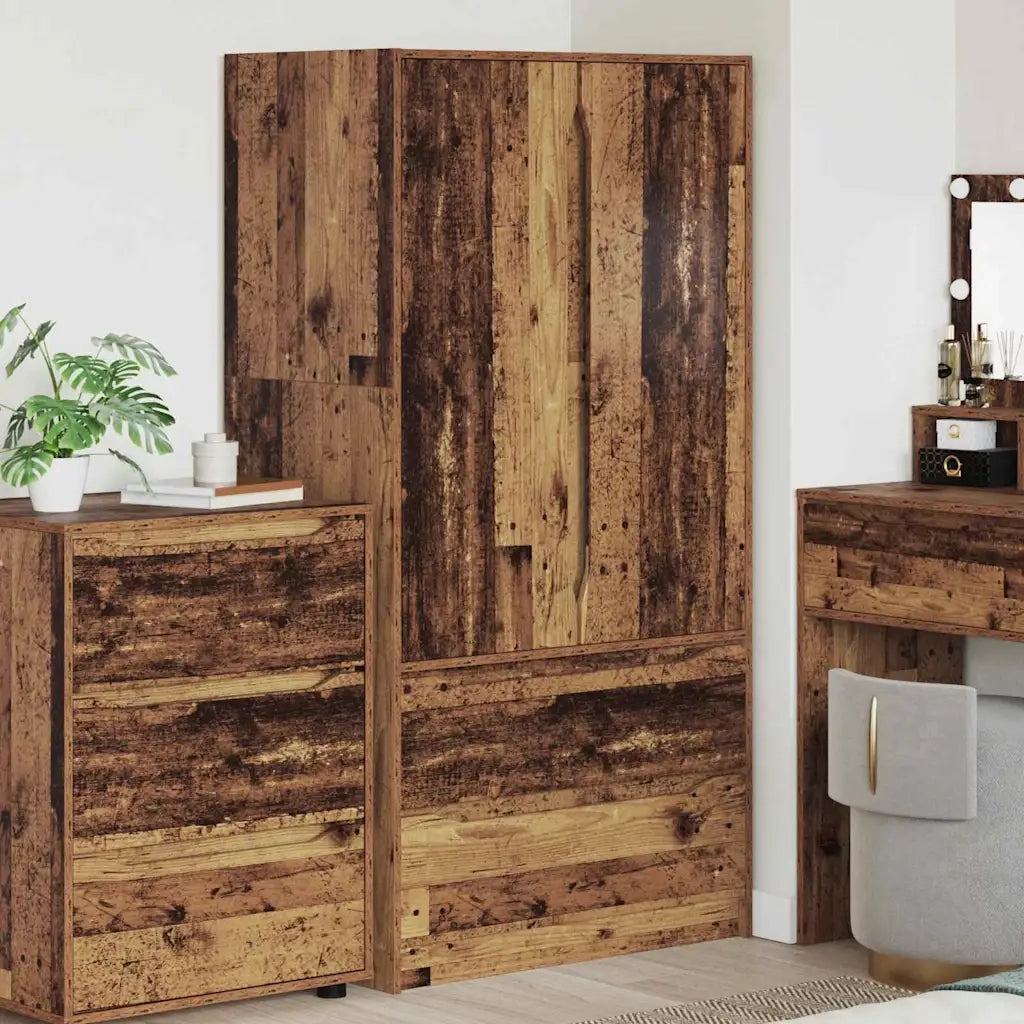 Guardaroba con cassetto Legno vecchio 79,5 x 49 x 156 cm 3406253
