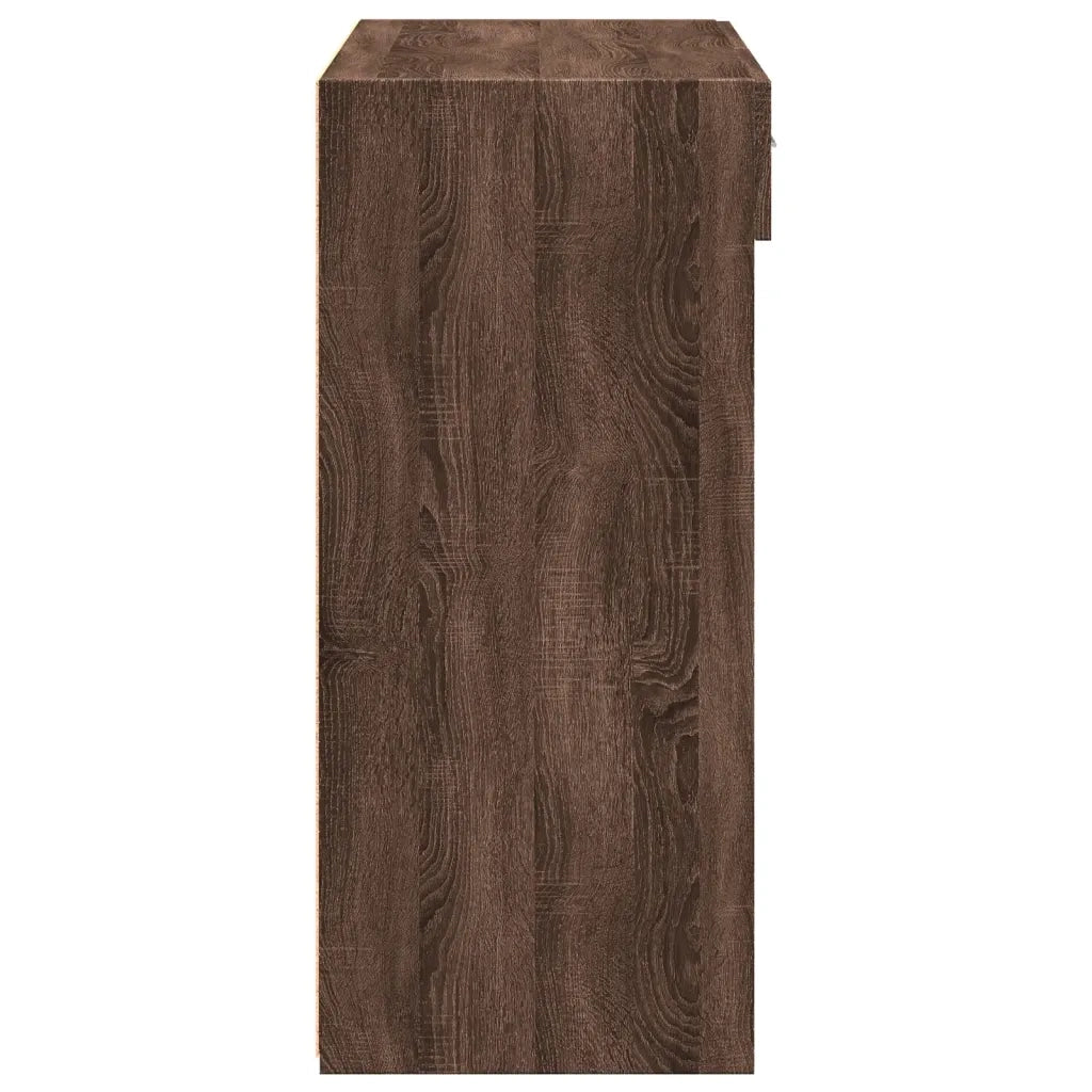 Credenza-Buffet-Armadio da cucina Rovere Marrone 80x42,5x93 cm in Legno Multistrato 401406