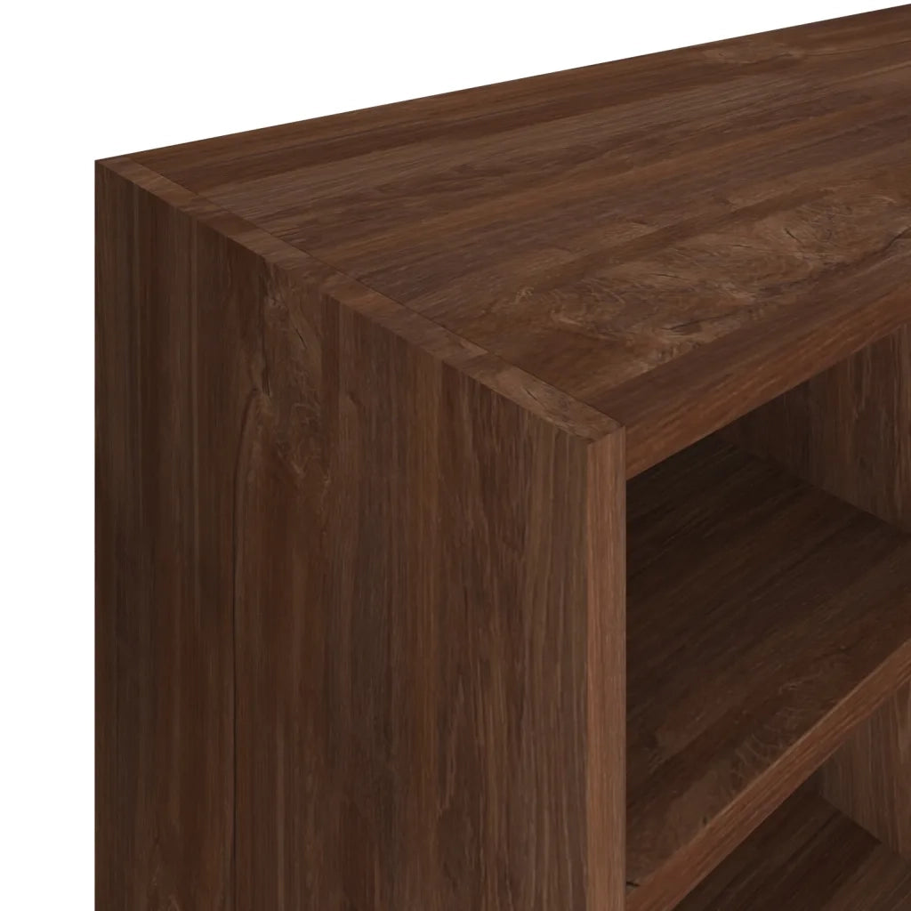Scarpiera in Legno Multistrato 92x30x67,5 cm Rovere Marrone cod mxl 48966