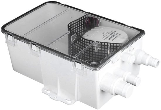 Pompa di Scarico per Barche - Sump Pomp - 750 GPH - Interruttore Integrato - Filtro Rimovibile - Sostenibile e Affidabile