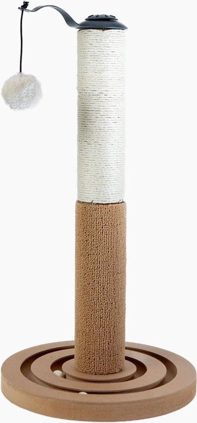 Krappaletto 55cm Sisal Krappaletto con Balle Elevate - Beige