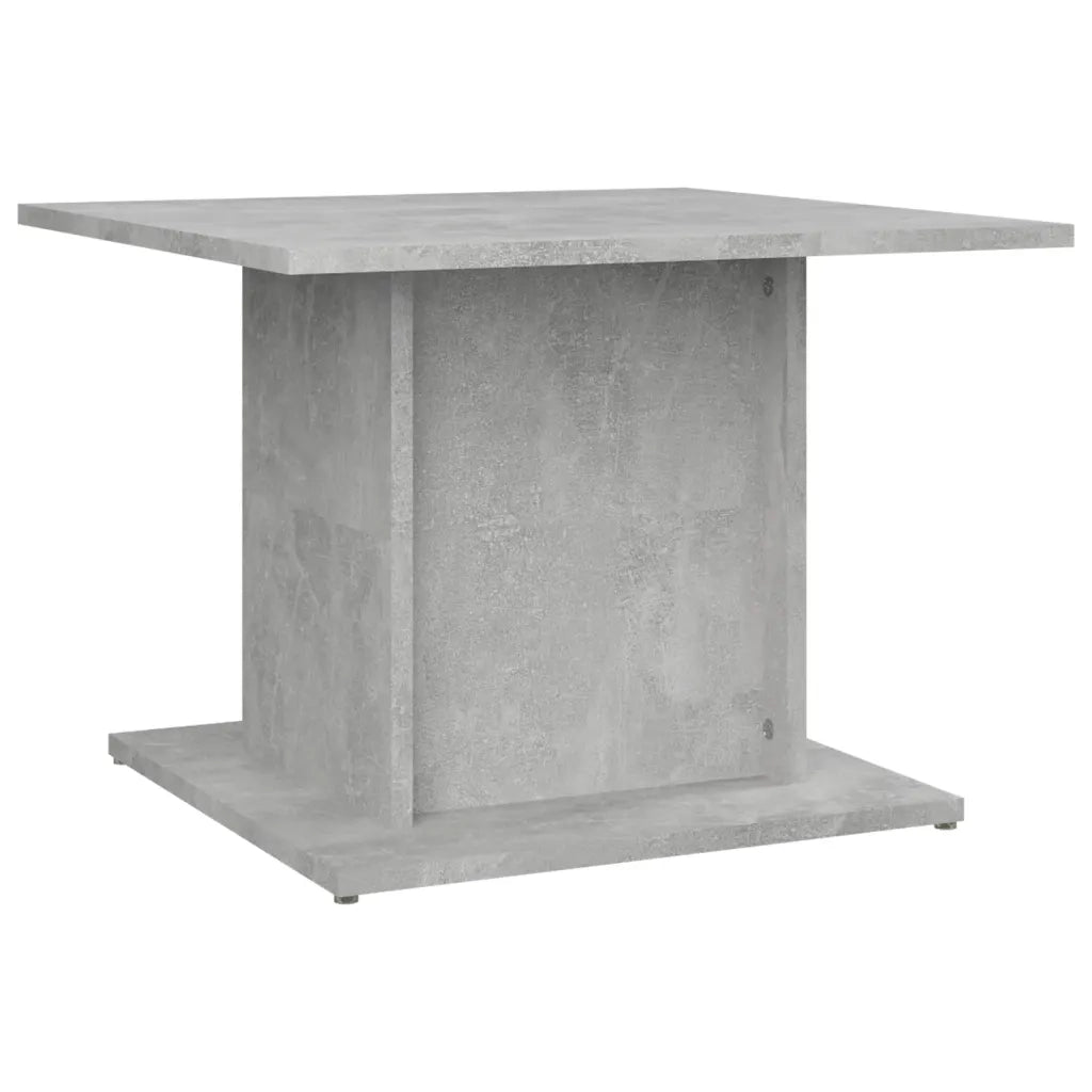 Tavolino da Salotto Grigio Cemento 55,5x55,5x40cm in Truciolato 810320
