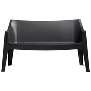 SET DUE DIVANO COCCOLONA TECNOPOLIMERO SCAB DESIGN - Antracite 81