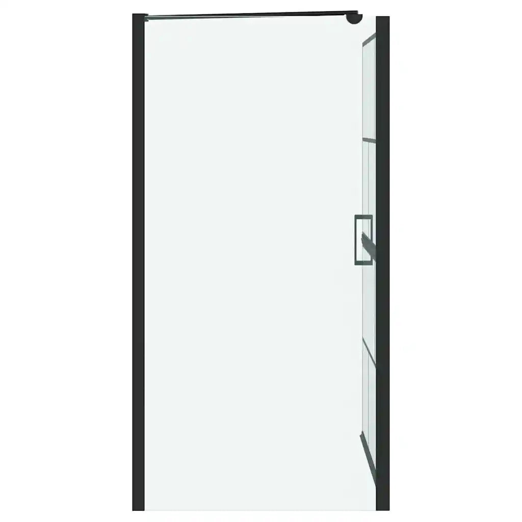 Schermo per Bagno e Doccia Nero e trasparente 80 x 68 x 128 cm CFW6936351