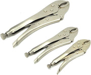 Set di Pinze a Morsa con Blocco a Gomito - Rilascio Rapido - Adattabile - 10 pollici 7 pollici 5 pollici - 250mm 175mm 125mm
