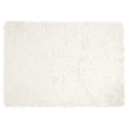 Tappeto in finta TAFALLA | Tappeto del soggiorno Bianco 120 x 170 cm Poliestere