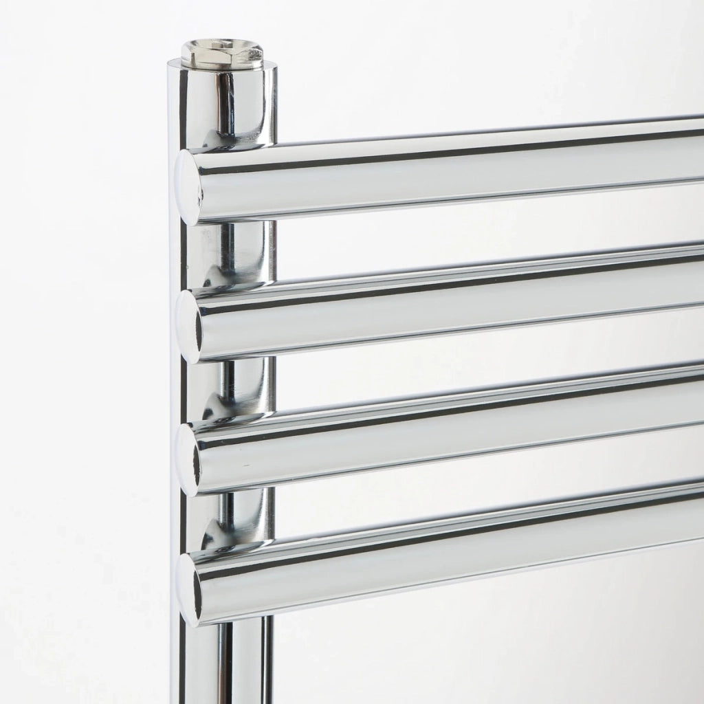 Termoarredo bagno Design cromato tubi tondi 110x45 cm