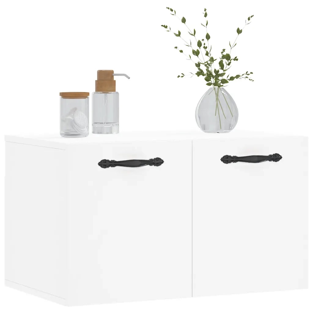 Mobile a Parete Bianco 60x36,5x35 cm in Legno Multistrato 830012