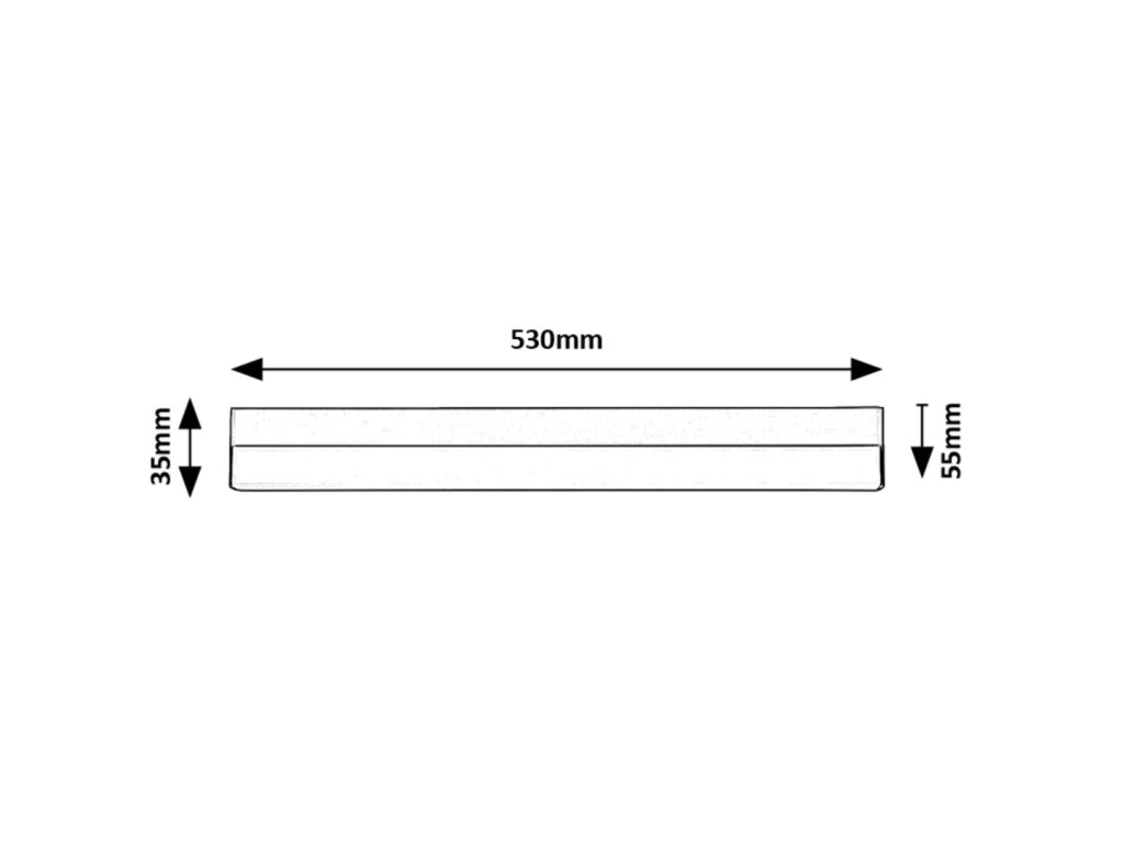 Lampada sottopensile LED 53cm bianca 14W 4000K Rabalux