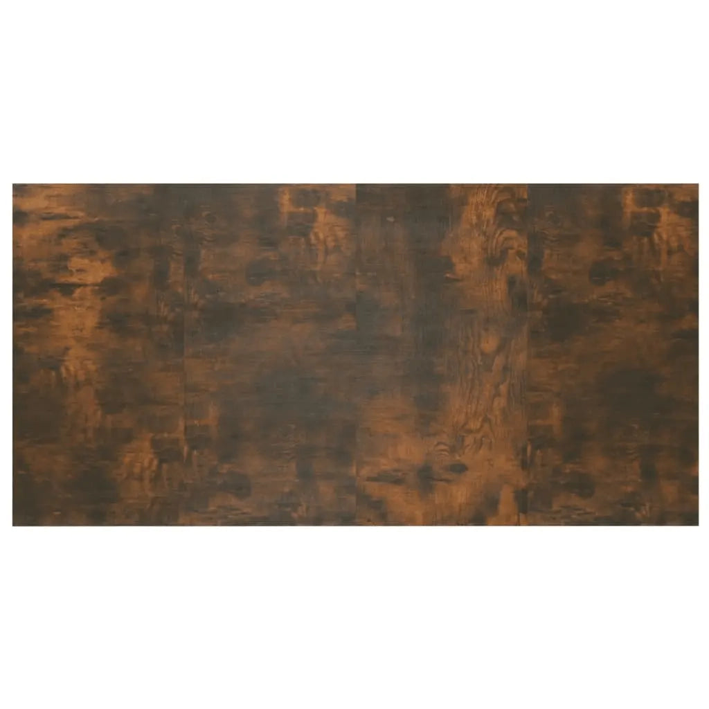 Testiera Letto con Comodini in Legno Multistrato Rovere Fumo 3115713
